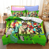 Juego De Ropa De Cama Infantil Ben 10 A