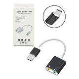 3.5mm Tarjeta De Sonido7.1 Conector Usb C Audio Y Micrófono