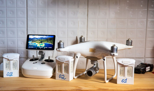 Dji Phantom 4 Pro+ Com 3 Baterias.