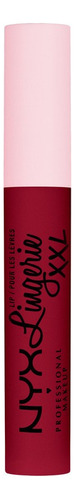 Labial Nyx Professional Makeup Lip Lingerie Xxl Lingerie Xxl Color Sizzlin Mate