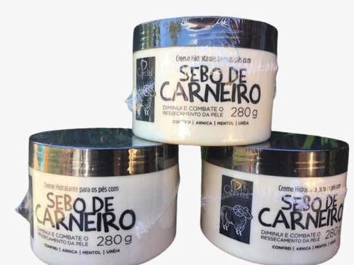 Sebo De Carneiro  Kit 3 Unidades Da Cordial Cosmesticos