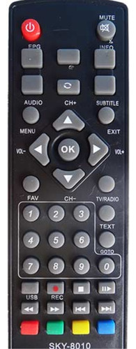 Controle Compatível Ao Receptor Digital Infokit -8010