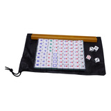 Juego De Mahjong Chino, Juego De Mesa De Viaje Mahjong De