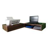 Escritorio Flotante, Home Office, Repisa Moderna,extra Ancho