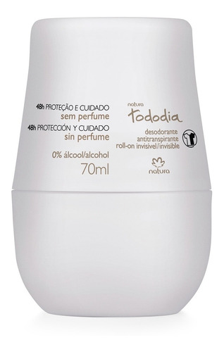 Natura Tododia Desodorante Roll-on 70ml Sin Perfume