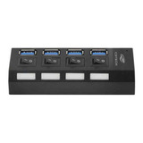 Hub Regua 4 Portas Usb 3.0 Chave Seletora On/off C3tech