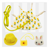 Colete Pinxuan Bunny Vest Rabbit Harness, Terno, Coleira Par