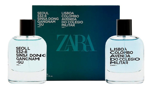 Pack Perfumes Zara Seoul + Lisboa Edt - 2x80ml