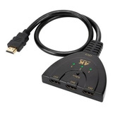 Switch Divisor Hub Hdmi 4k Full Hd 1080 3 Entrada 1 Salida