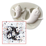 Molde Fantasma Silicona Halloween Chocolate Fondant