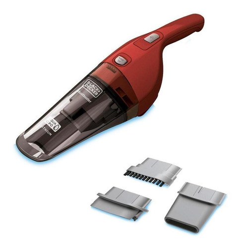 Aspirador De Pó E Água Portátil Apb3600 Sem Fio Black Decker Cor Vermelho