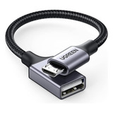 Ugreen Adaptador Otg Micro Usb A Usb Cable Macho Hembra