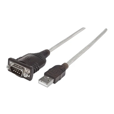 Convertidor Adaptador Serial A Usb Manhattan 45cm Db9 Com | Envío gratis