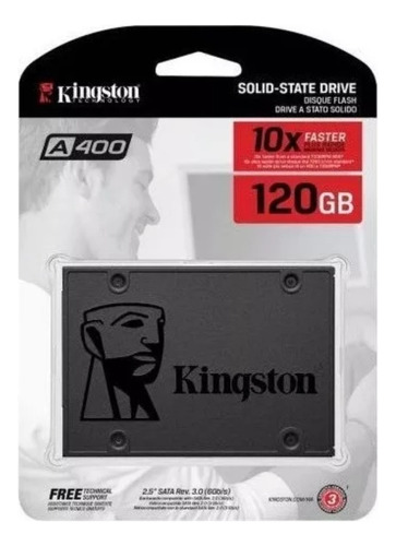 Hd Ssd Kingston 120gb Sa400s37 Sata 3 6gb/s Original Lacrado