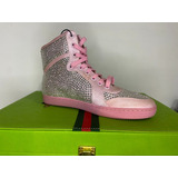 Glitter Trainers Gucci Pink #25 Mx