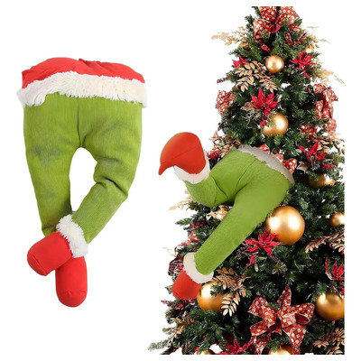 Peluche Pierna De Elfo: Adorno Para Árbol De Navidad | Meses sin interés
