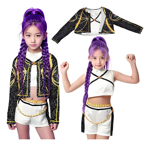 L Disfraz Kpop Demon Hunters Rumi Zoey Mira Niñas Cosplay | MercadoLibre