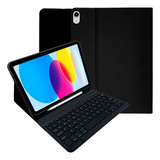 Capinha Para iPad 10 2022 Case Com Teclado Anti Impacto Leve