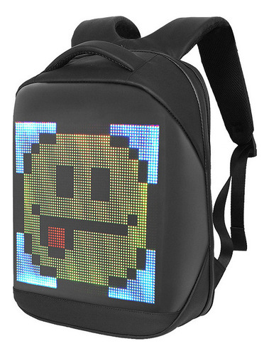 Mochila Con Pantalla Led Creativa Para Conducir Motocicletas