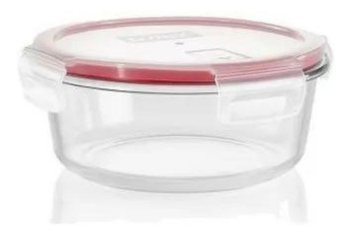 Contenedor Redondo Hermetico Vidrio Pyrex Easy Vent 600ml