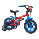 Bicicleta Infantil Meninos Spider Nathor Aro 12 Homem Aranha