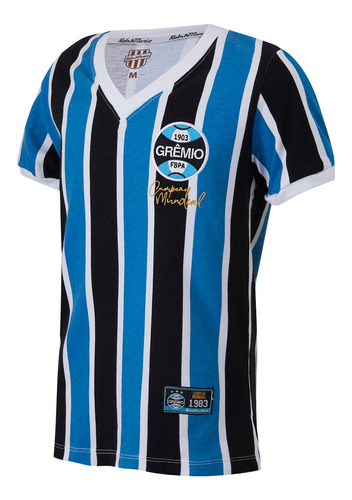 Camisa Grêmio Retrô 1983 Juvenil Masculina Oficial