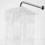 Flor De Ducha Cuadrada 20x20 Acero Inoxidable + Caño 40 Cm | Envío gratis
