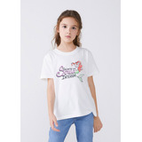 Camiseta Infantil Bege Sereia Hering Kids