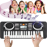 Piano Electrónico Con Mini Teclado De 37 Teclas Para Niños A