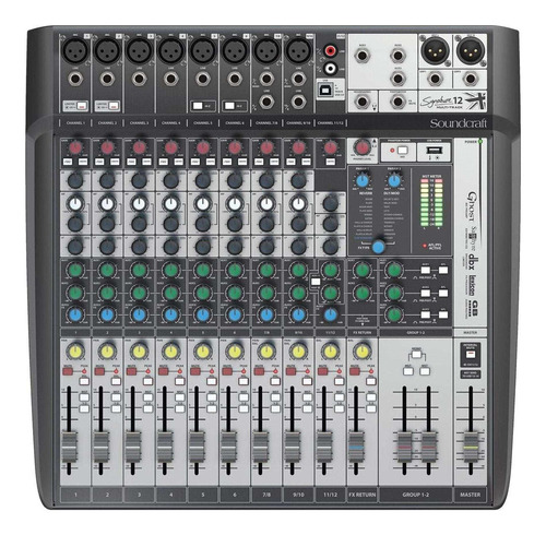 Consola Soundcraft Signature 12 Mtk De Mezcla 110v/240v