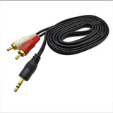 Cable Audio 2x1 Rca Mini Plug 3.5mm 3m