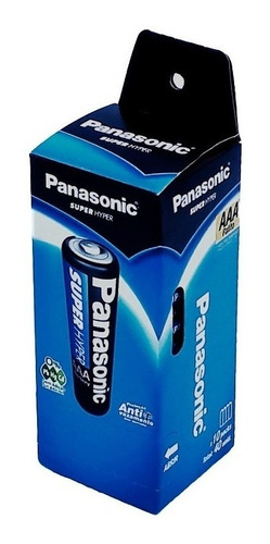 Pilha Panasonic Super Hyper Palito Aaa C/40 Unidades