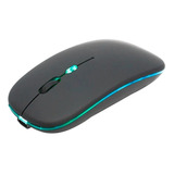 Mouse Gamer Inalambrico Recargable 2.4ghz Led Rgb Rx0045