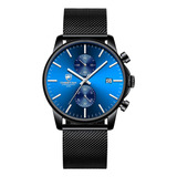 Golden Hour Reloj Para Hombre, Elegante, Minimalista, De Cua