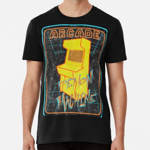 Remera Arcade Demon Machine Algodon Premium