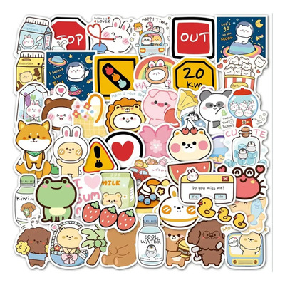 Stickers Animales Calcomanías Educativas 50 Diferentes | MercadoLibre