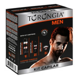 Kit Hombre Shampoo Loción Cera Control Caída Torongia Men