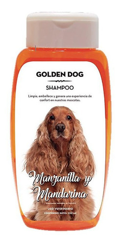 Golden Dog Shampoo Mandarina Y Manzanilla 250 Ml.