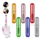 Mini Atomizador Para Perfume Capsula Viaje 6 Piezas De 5 Ml