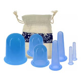 Kit Con 7 Ventosas Para Masaje Al Vacío, Facial/corporal.