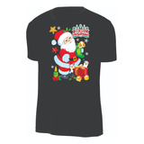 Camisetas Navideñas Papa Noel Santa Claus Regalos Familia