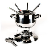 Fondue Acero Inoxidable 6 Pinches Con Quemador Oferta