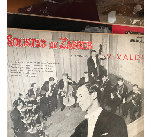Vinilo Solistas De Zagreb. Interpretando A Vivaldi.