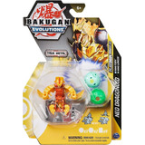 Bakugan Platinum S4 Power Up True Metal Figura Neo Dragonoid