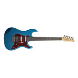 Guitarra Elétrica Seizi Katana Musashi Hss Superstrato De  Tília Lake Placid Blue Brilhante Com Diapasão De Amaranto