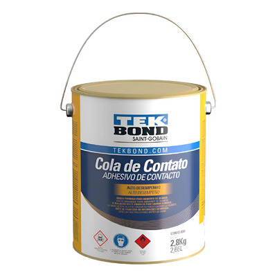 Adesivo Cola Contato Tekbond 2.850kg Sapateiro Marceneiro | Frete grátis
