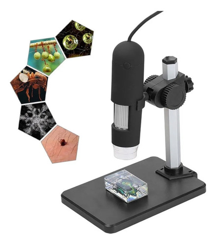 Microscopio Digital Gadnic 1000x Electronico 8 Led 5mp Usb