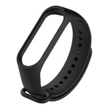 Correas Manillas Pulsera Silicone Mi Band 4 / 3 Color Negro