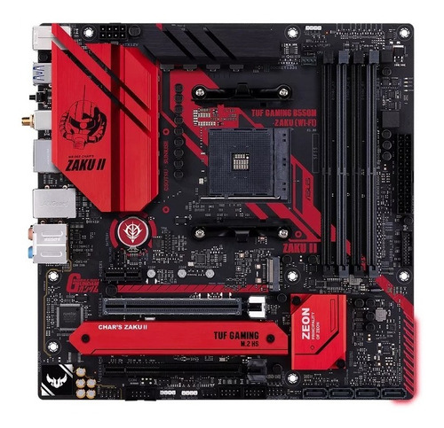 Placa Mãe Gamer Asus B550m Zaku Ii Amd Am4 Ryzen