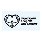 Calcomanía Sticker Para Auto Moto Frase De Vinil 25x10cm